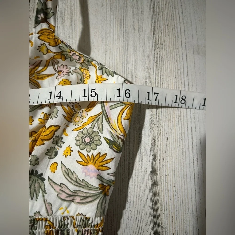 J CREW IVORY FLORAL FORD DRESS SZ 4